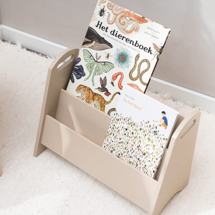 Półka na książki dla dzieci Book Holder, Beżowa Nofred
