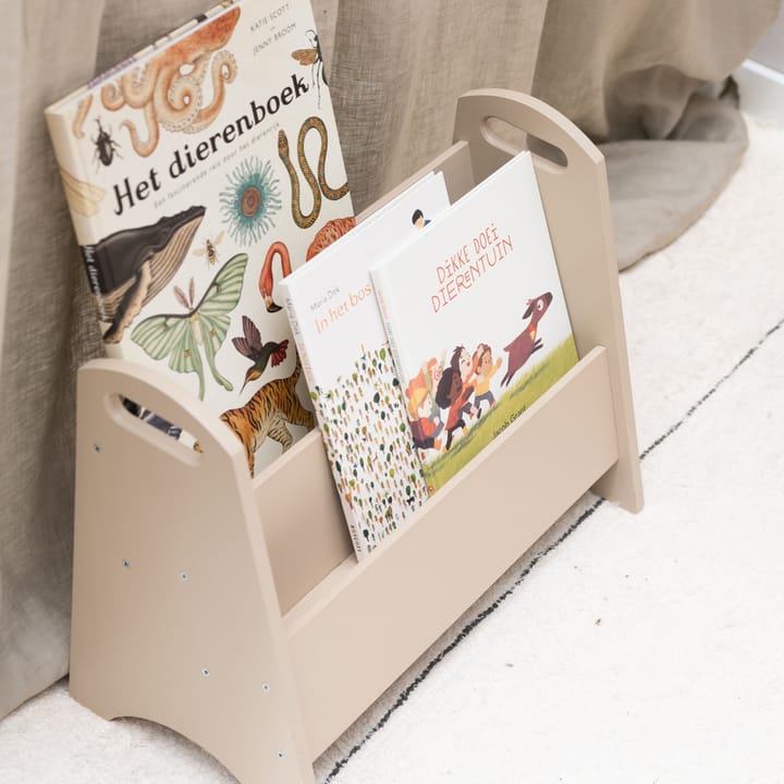 Półka na książki dla dzieci Book Holder, Beżowa Nofred
