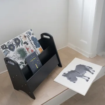Półka na książki dla dzieci Book Holder - Czarny - Nofred