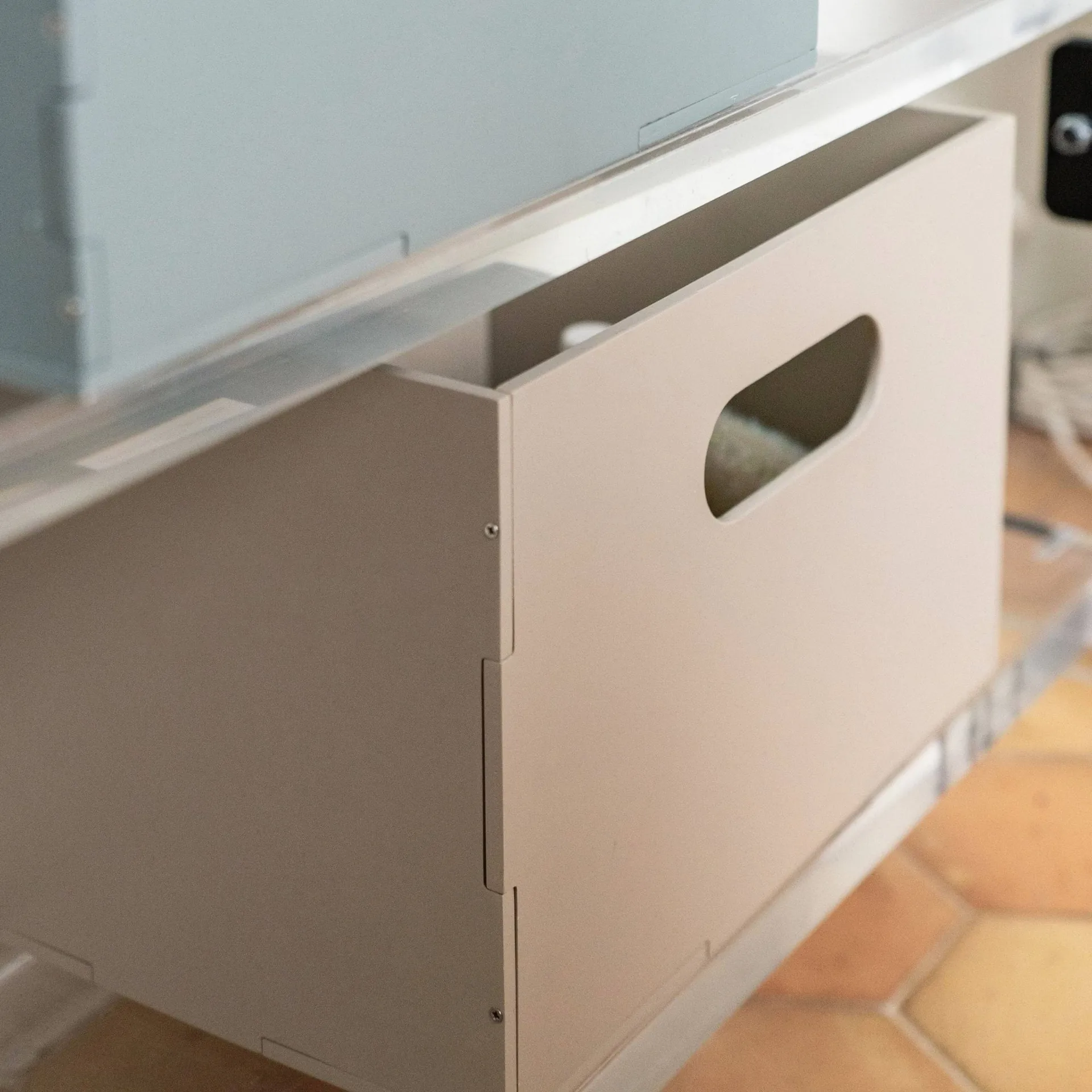 Pudełko do przechowywania Kiddo Box, Beżowe Nofred