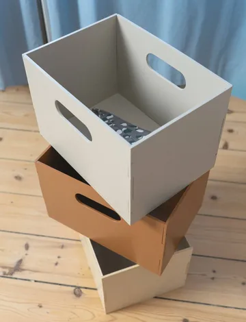 Pudełko do przechowywania Kiddo Box - Beżowe - Nofred