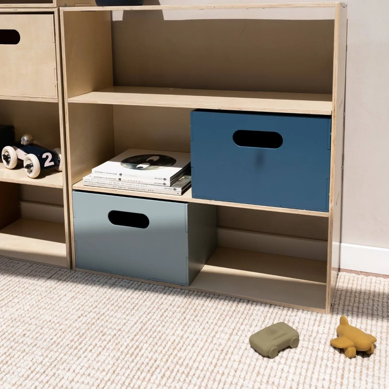 Pudełko do przechowywania Kiddo Box, Niebieskie Nofred