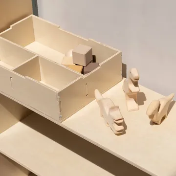 Pudełko do przechowywania Kiddo Tool Box - Brzoza - Nofred