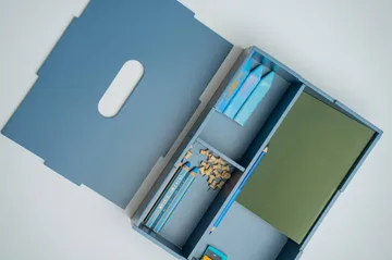 Pudełko do przechowywania Kiddo Tool Box - Niebieskie - Nofred
