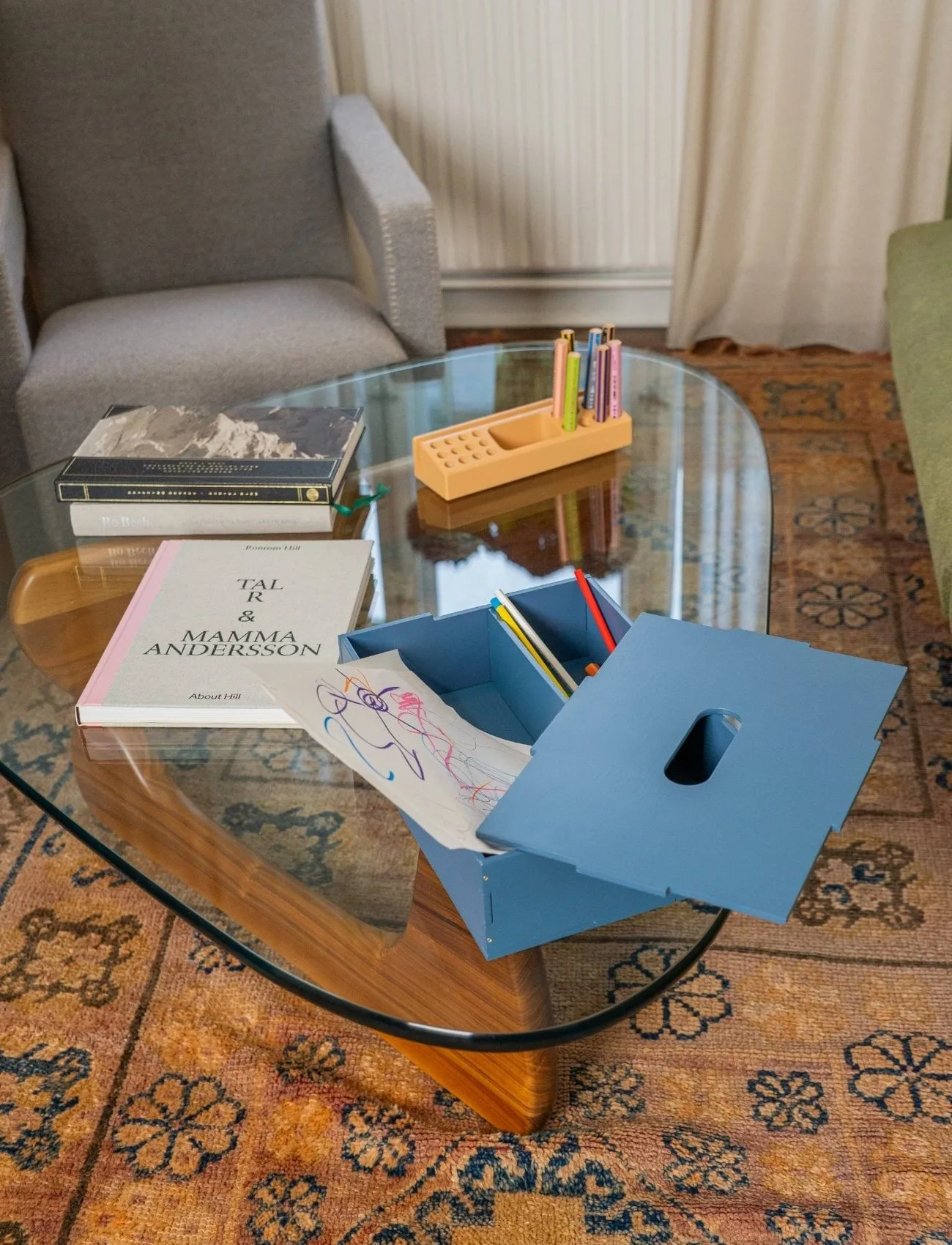 Pudełko do przechowywania Kiddo Tool Box, Niebieskie Nofred