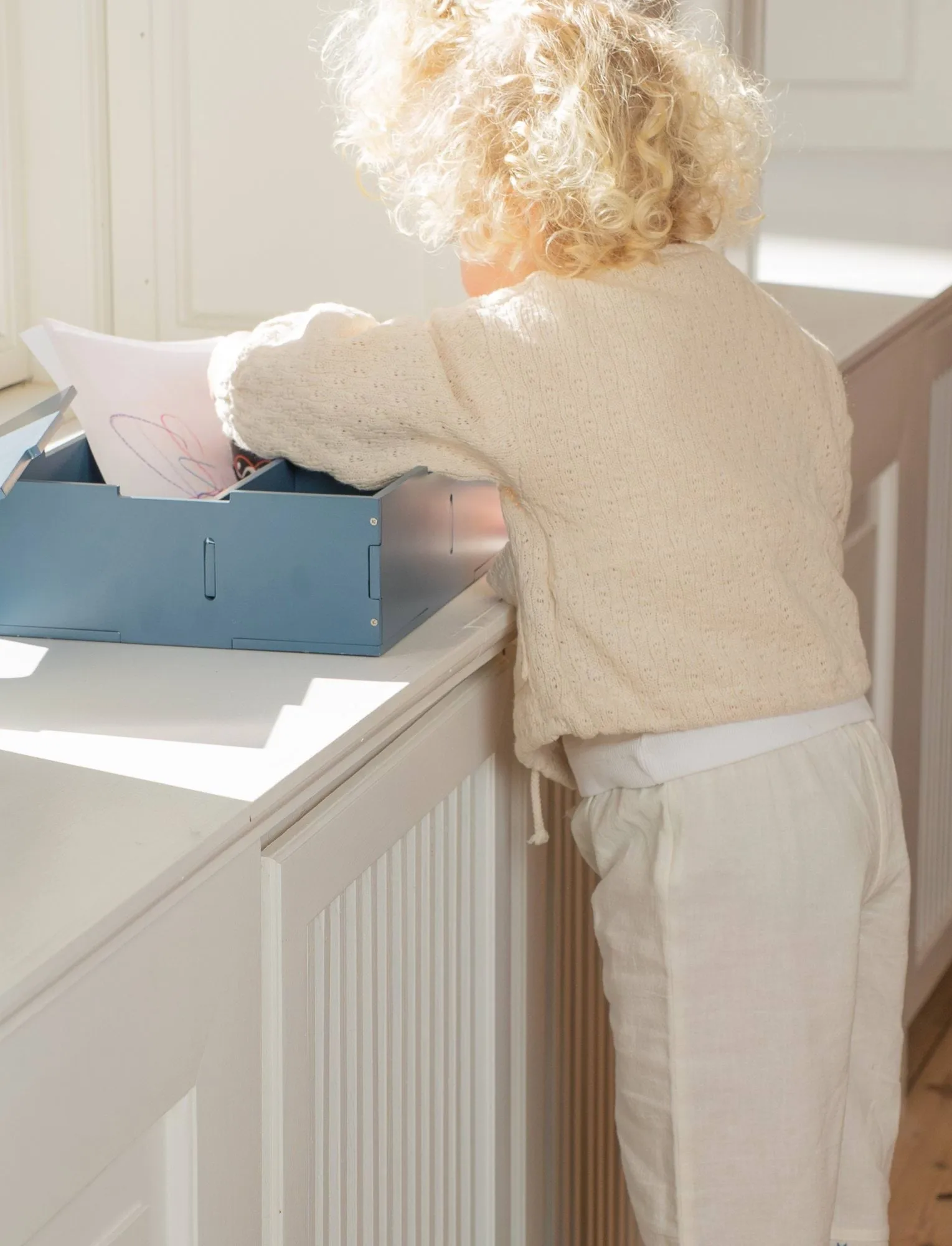 Pudełko do przechowywania Kiddo Tool Box, Niebieskie Nofred