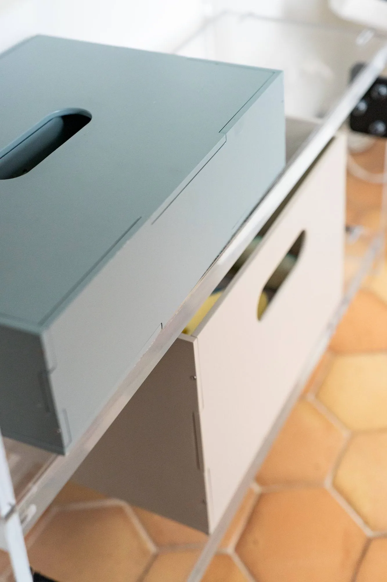 Pudełko do przechowywania Kiddo Tool Box, Oliwkowa zieleń Nofred