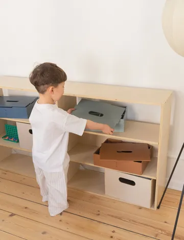 Pudełko do przechowywania Kiddo Tool Box - Oliwkowa zieleń - Nofred