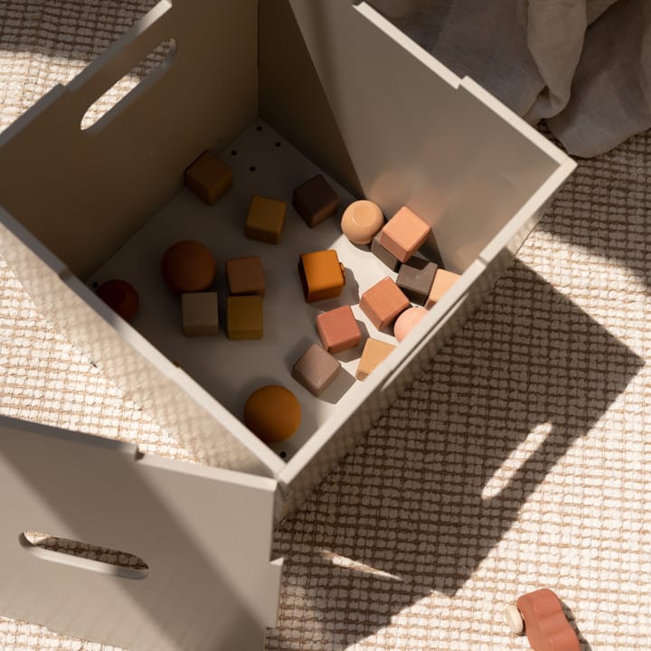 Skrzynia do przechowywania Cube Storage, Beżowa Nofred