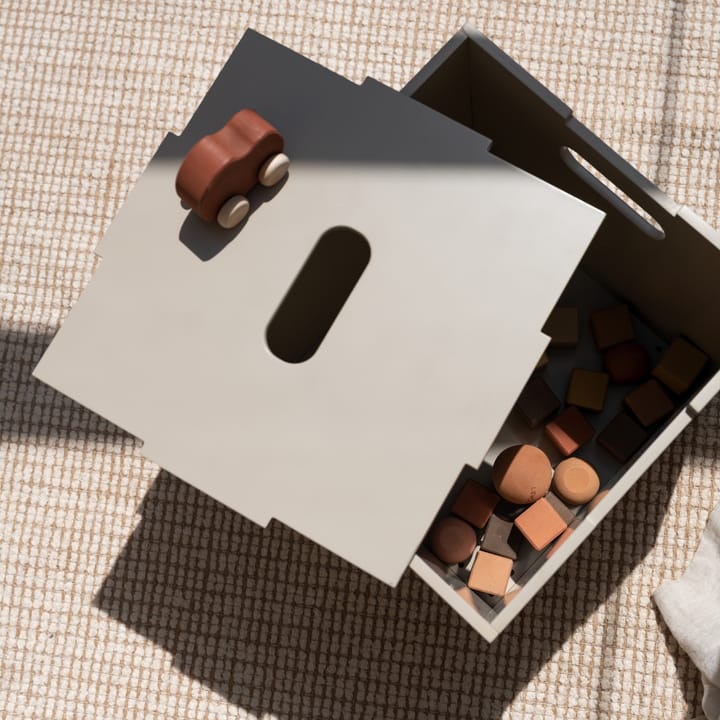 Skrzynia do przechowywania Cube Storage, Beżowa Nofred