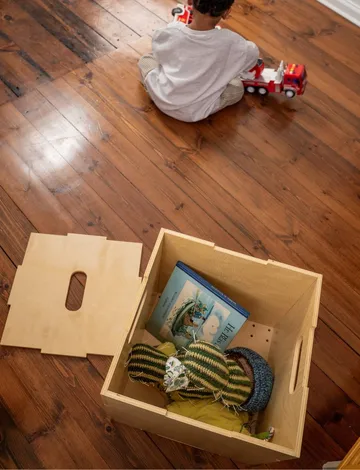 Skrzynia do przechowywania Cube Storage - Brzoza - Nofred