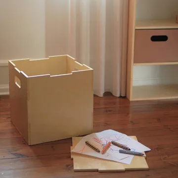 Skrzynia do przechowywania Cube Storage - Brzoza - Nofred