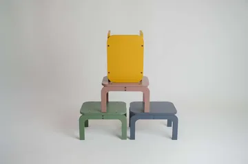 Stołek Kiddo Step Seat - Curry - Nofred