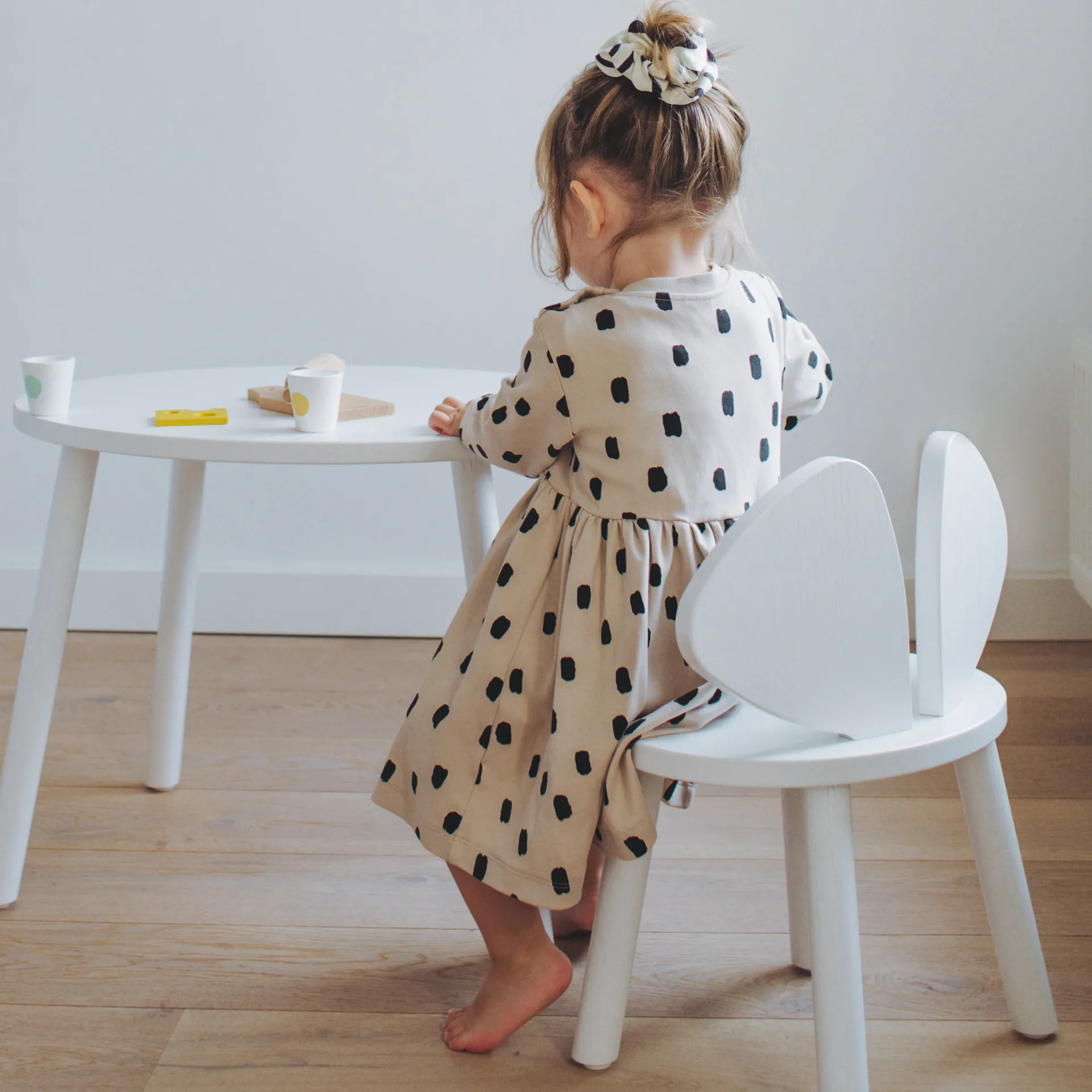 Stolik dziecięcy Mouse Table , Biały Nofred