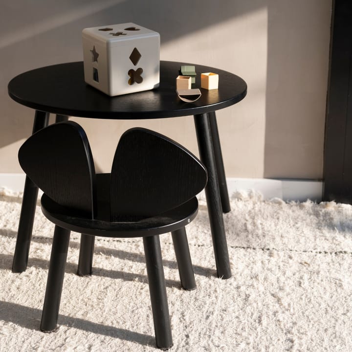 Stolik dziecięcy Mouse Table , Czarny Nofred