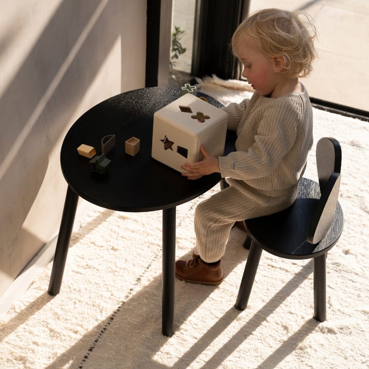Stolik dziecięcy Mouse Table , Czarny Nofred