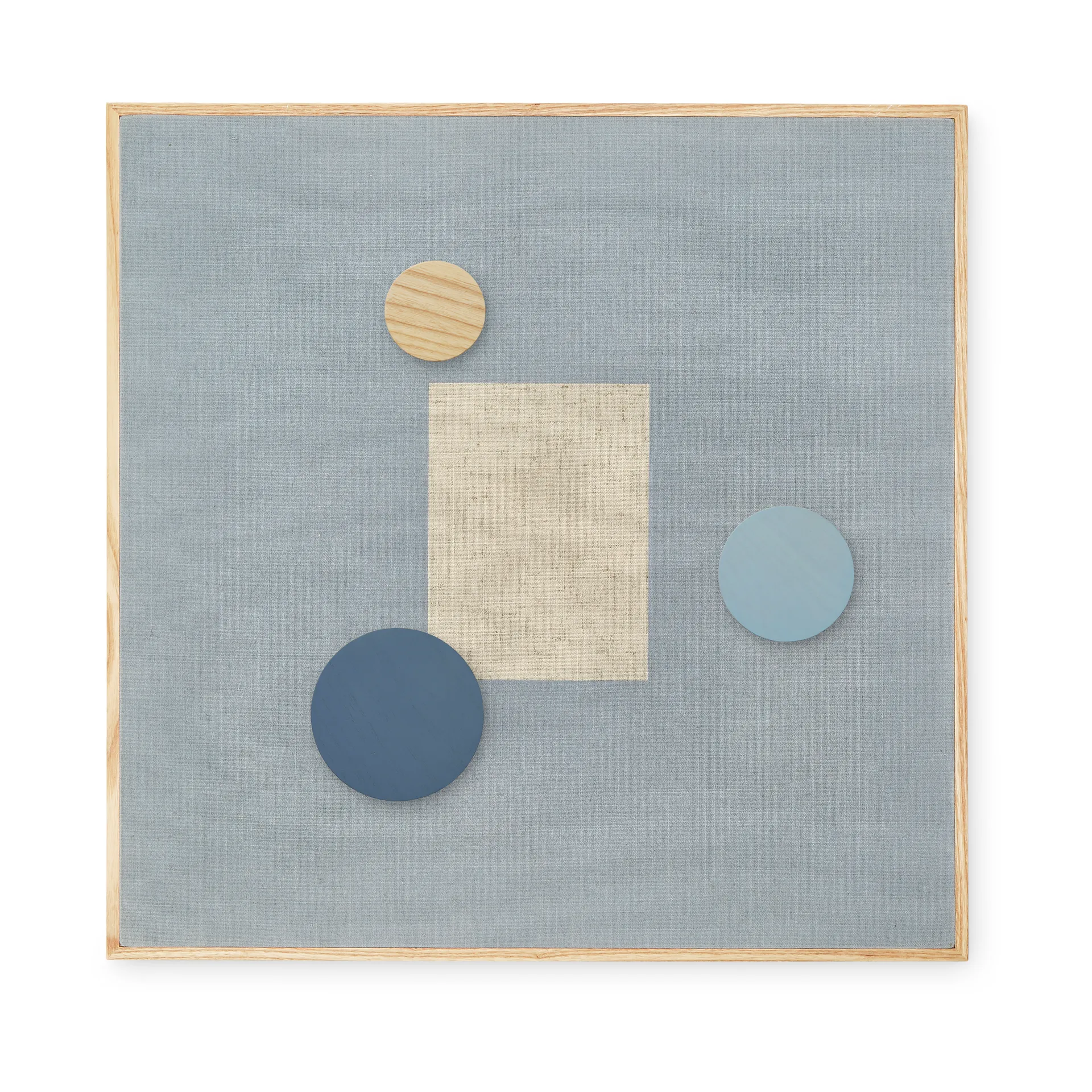 Tablica magnetyczna Noticeboard + 3 magnesy, Niebieska Nofred