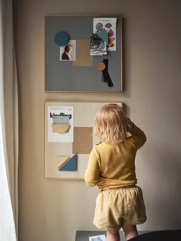 Tablica magnetyczna Noticeboard + 3 magnesy - Niebieska - Nofred