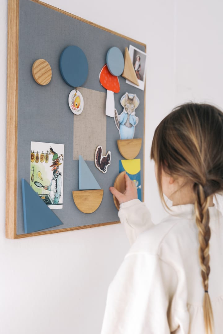 Tablica magnetyczna Noticeboard + 3 magnesy, Niebieska Nofred