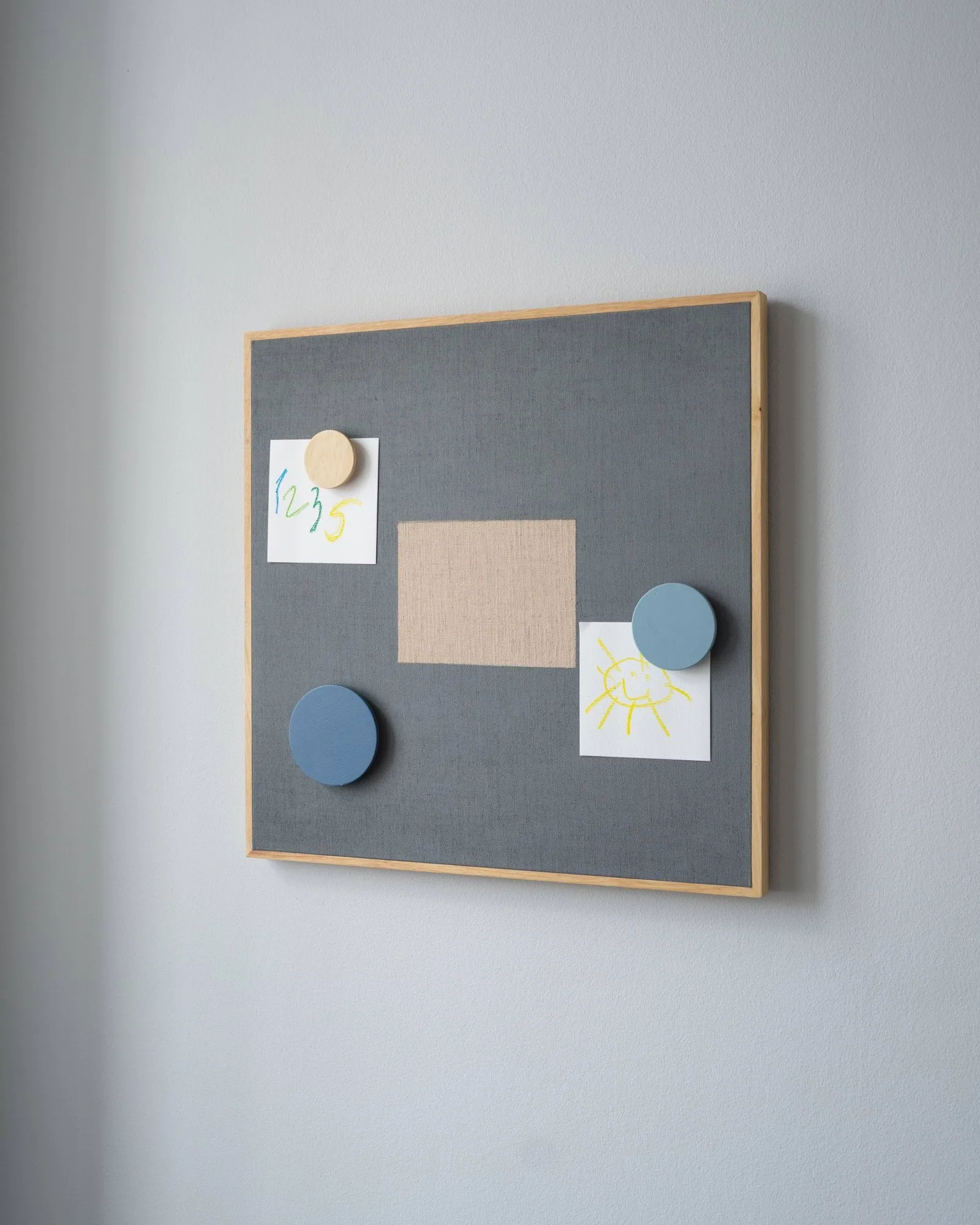 Tablica magnetyczna Noticeboard + 3 magnesy, Niebieska Nofred