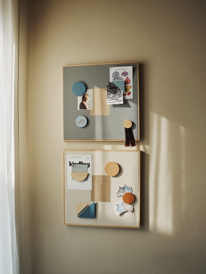 Tablica magnetyczna Noticeboard + 3 magnesy, Piaskowa Nofred
