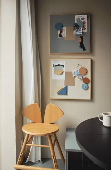 Tablica magnetyczna Noticeboard + 3 magnesy - Piaskowa - Nofred