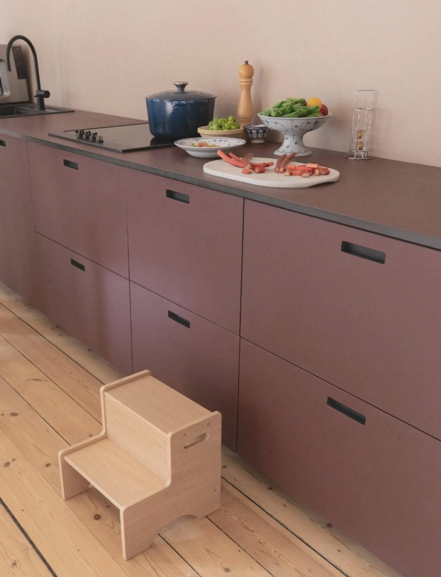 Taboret dziecięcy Step Up, Dąb Nofred