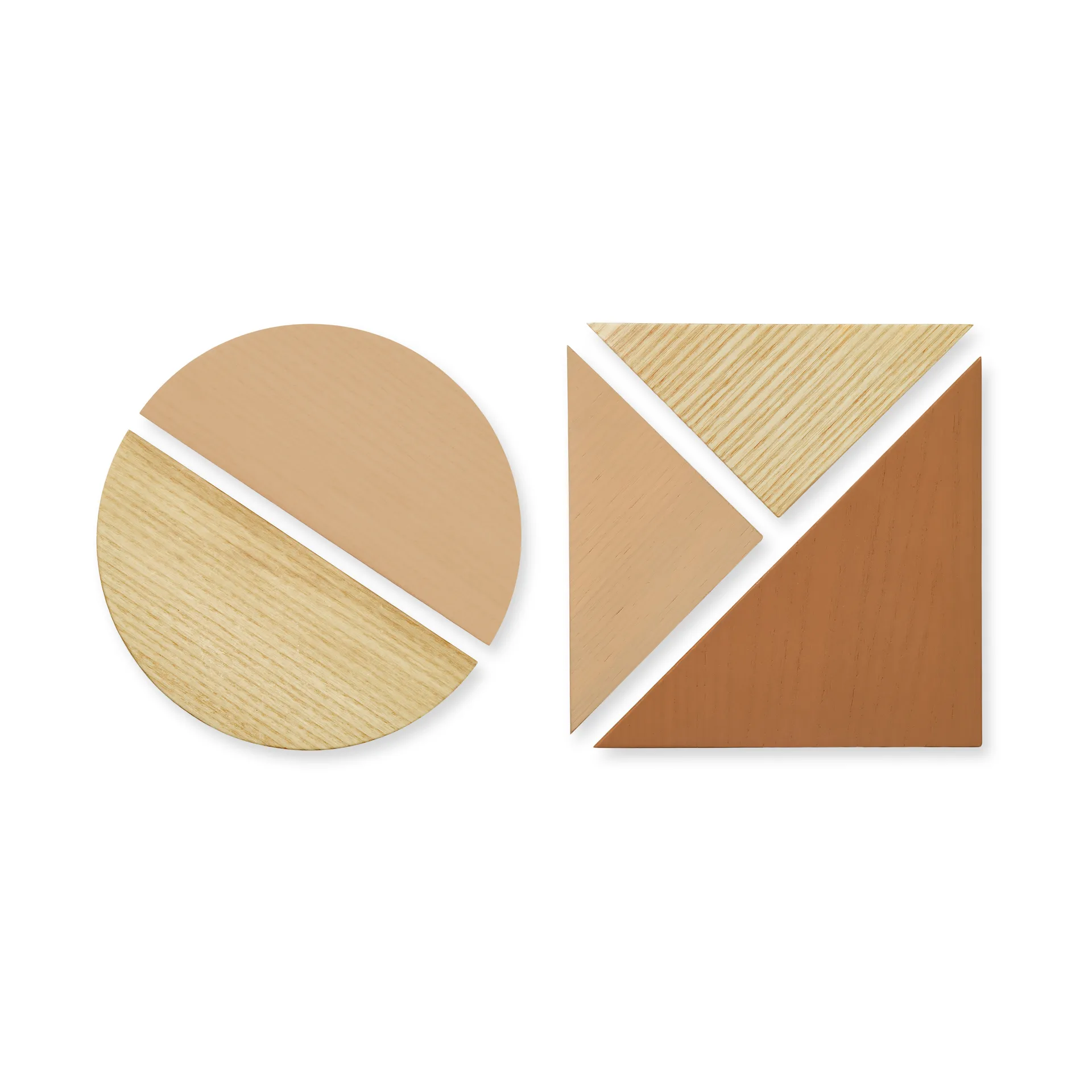 Zestaw magnesów Pin Magnets, 5 sztuk, Piaskowe Nofred