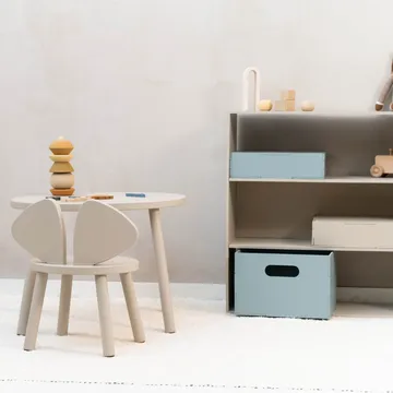 Zestaw stolik + krzesełko dla dzieci Mouse - Beżowy - Nofred