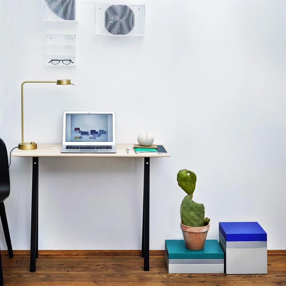 2-Dots stolik konsoli, popielato-czarny Nomess Copenhagen