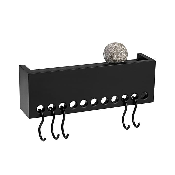 Półka ścienna So-Hooked mini - czarny - Nomess Copenhagen