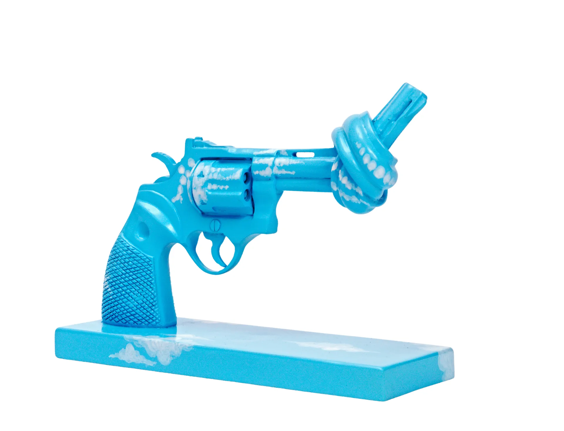 Dekoracja Imagine 30 cm, Niebiesko-biała Non Violence