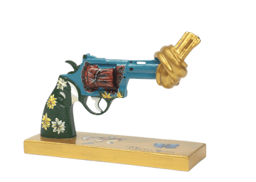 Dekoracja P Gucci for Peace 30 cm - Multi - Non Violence