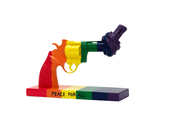 Dekoracja Peace for All 19 cm, Multi Non Violence