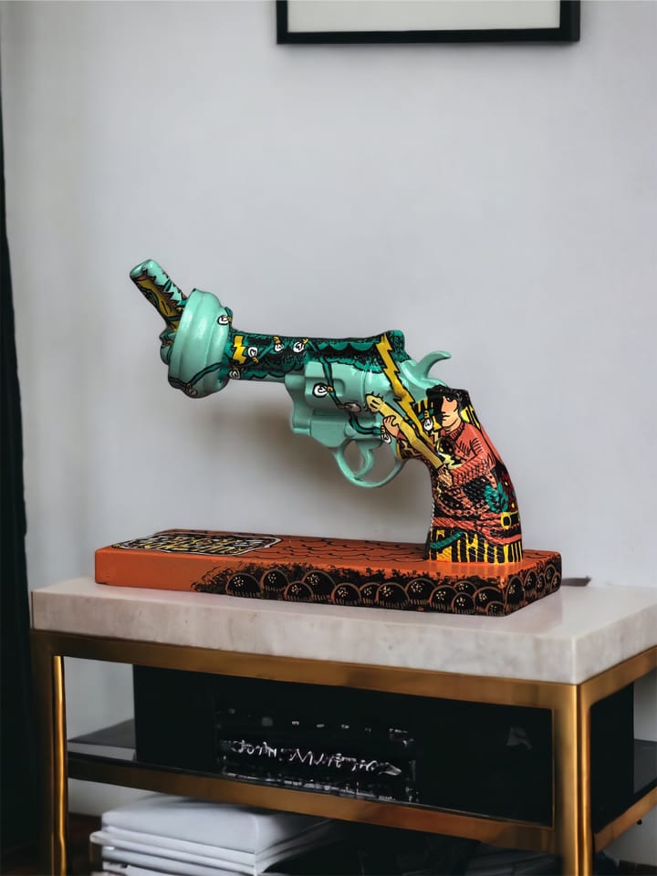 Dekoracja Peace n Luv 19 cm, Multi Non Violence