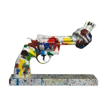 Dekoracja Tennis for Peace 40 cm - Multi - Non Violence