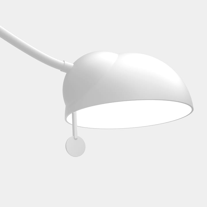 Lampa ścienna Juno, Biało-biało Noon