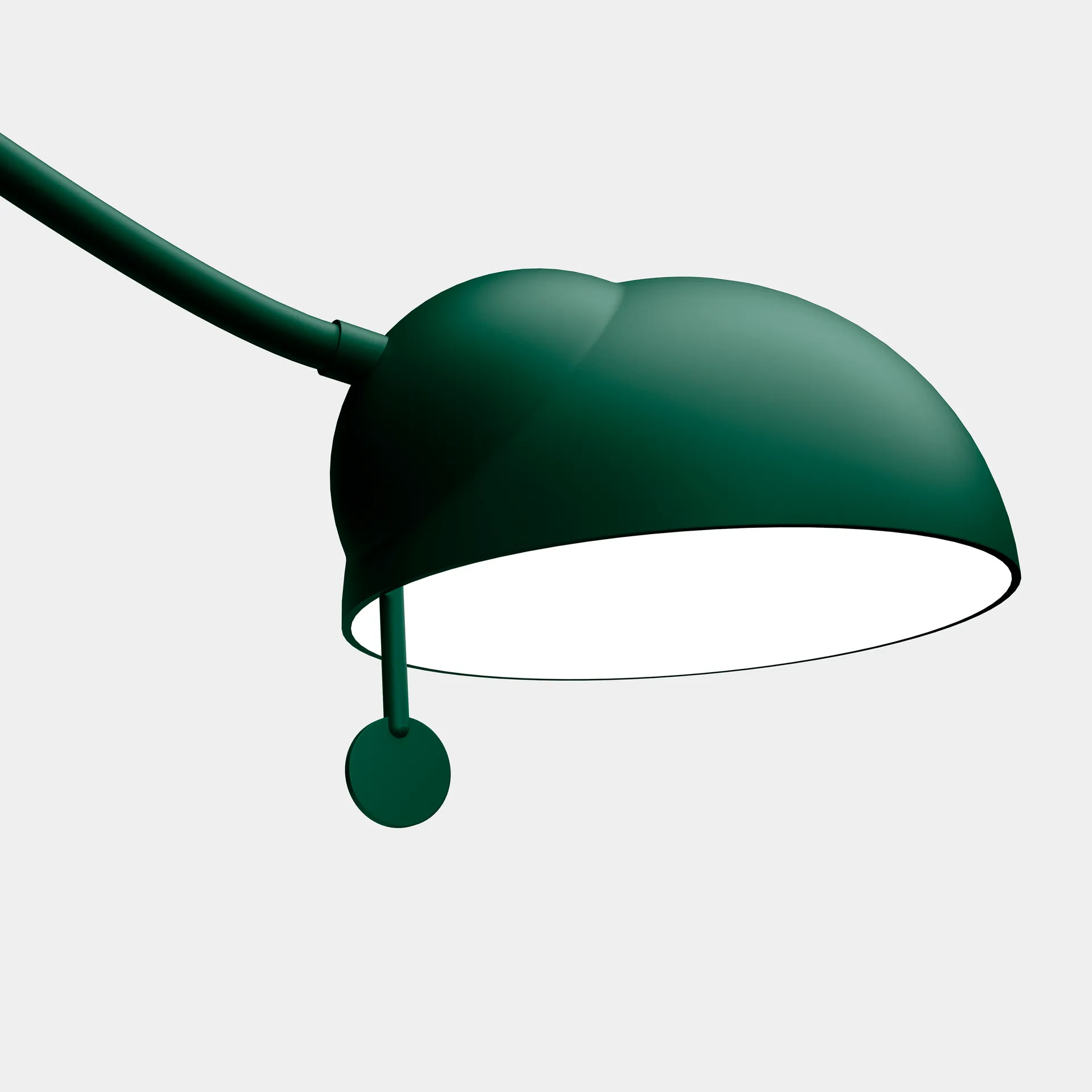 Lampa ścienna Juno, British racing green - ciemnozielony Noon