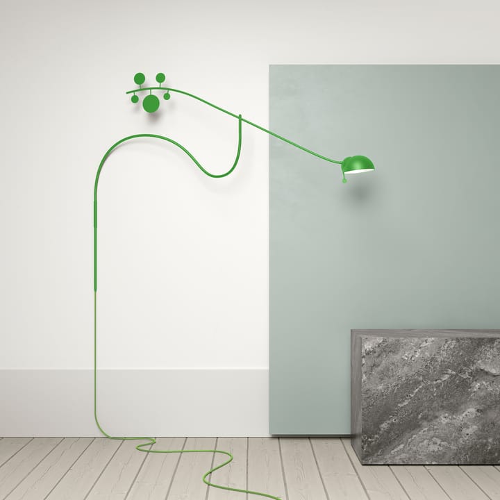 Lampa ścienna Juno, Jasnozielony-jasnozielony Noon