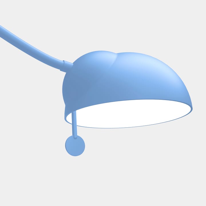 Lampa ścienna Juno, Pastelowa niebiesko-jasnoniebieska Noon
