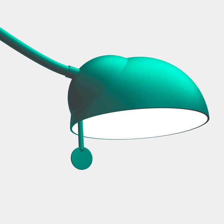 Lampa ścienna Juno, Turkus-turkus Noon