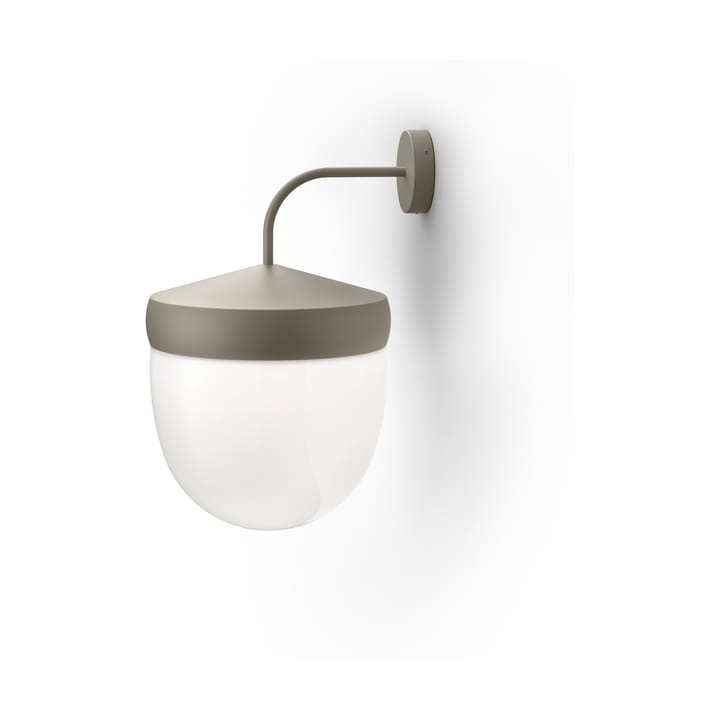 Lampa ścienna Pan frosted 30 cm - Szary - Noon