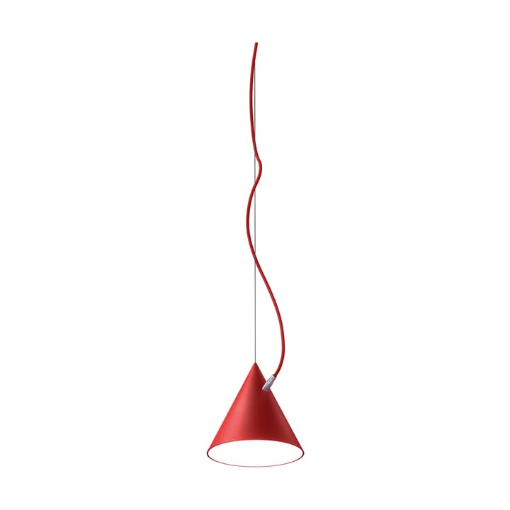 Lampa wisząca Castor 20 cm - Czerwono-czerwono-srebrny - Noon