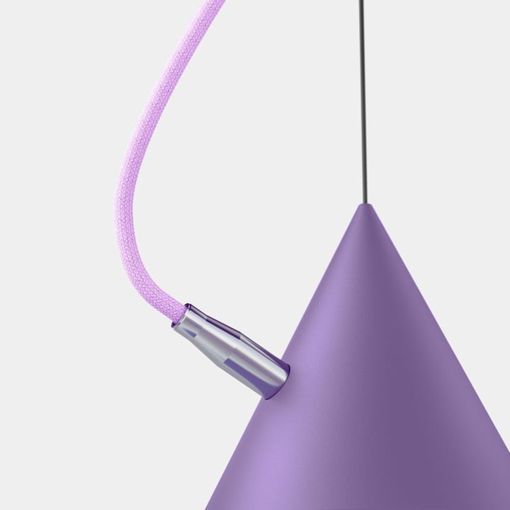Lampa wisząca Castor 20 cm, Fioletowo-fioletowo-srebrny Noon