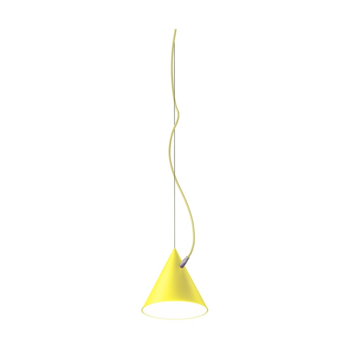 Lampa wisząca Castor 20 cm - Żółto-jasnożółto-srebrny - Noon
