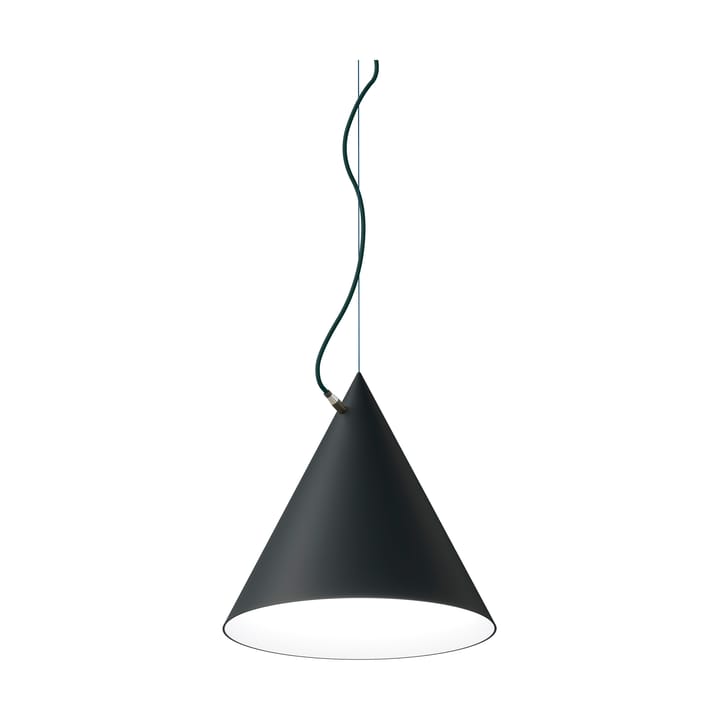 Lampa wisząca Castor 40 cm - Czarno-czarno-czarno - Noon