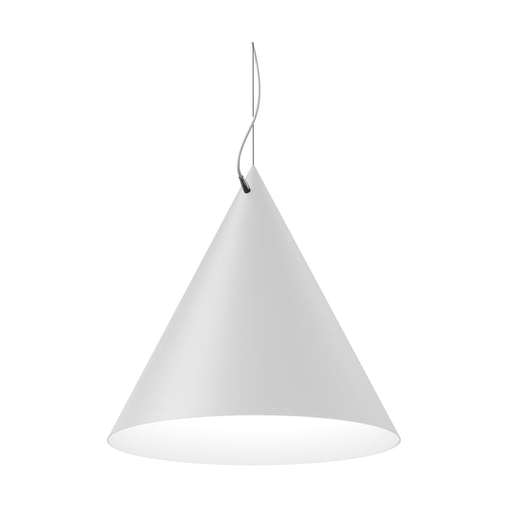 Lampa wisząca Castor 60 cm - Biało-biało-srebrny - Noon