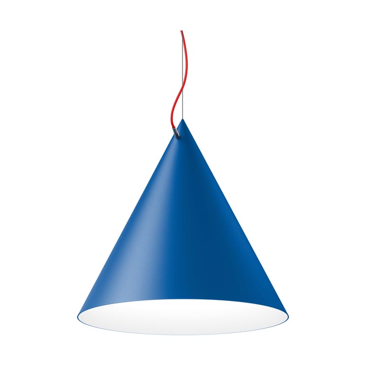 Lampa wisząca Castor 60 cm - Jasnoniebiesko-czerwono-srebrny - Noon