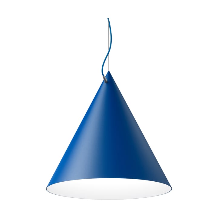 Lampa wisząca Castor 60 cm - Niebiesko-niebiesko-srebrny - Noon