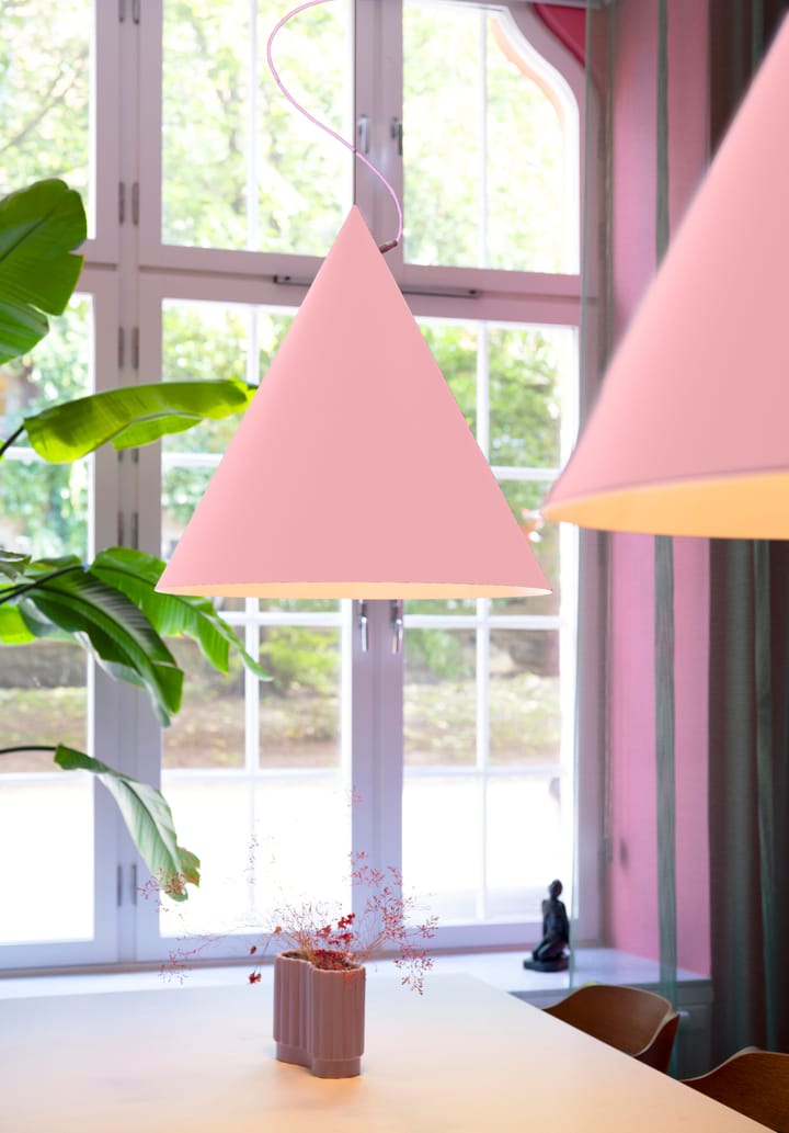 Lampa wisząca Castor 60 cm, Róż-róż-srebro Noon